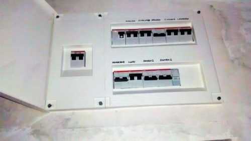 Montaje de cuadro eléctrico