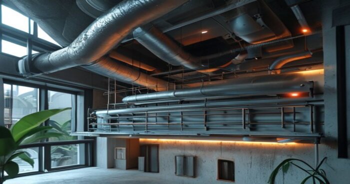 Instalación suelo vinílico con radiante y ventilación doble flujo