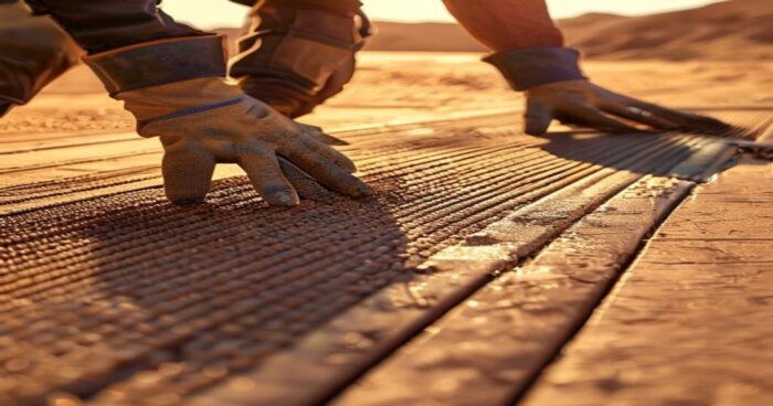 Instalación suelo vinílico con radiante en casas pasivas desérticas