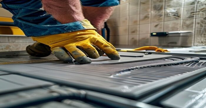 Instalación de Suelo Vinílico con Radiante en Viviendas Mediterráneas