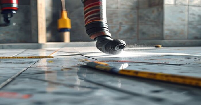 Instala mampara de ducha con ósmosis inversa en suelo porcelánico