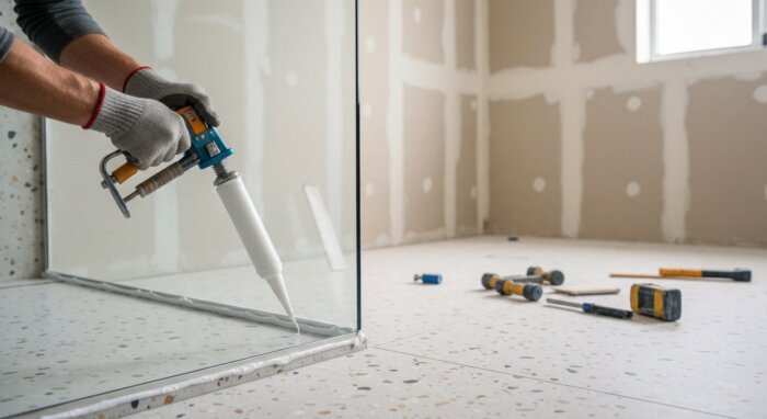 Mamparas autolimpiables: nanopartículas de titanio en baños
