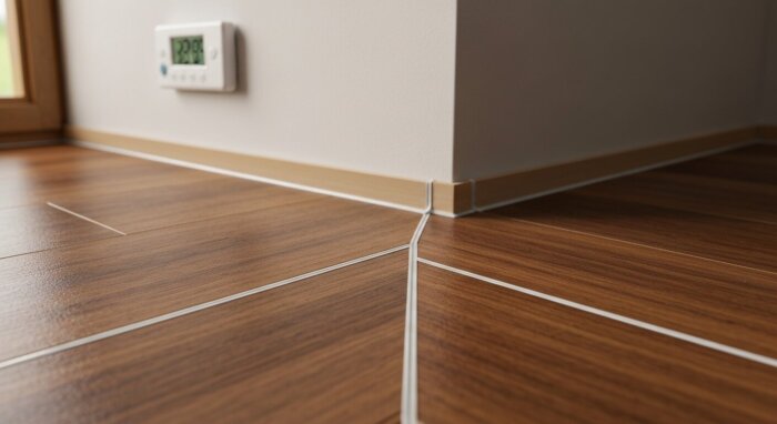 Instalar suelo vinílico sobre calefacción radiante en baño en L