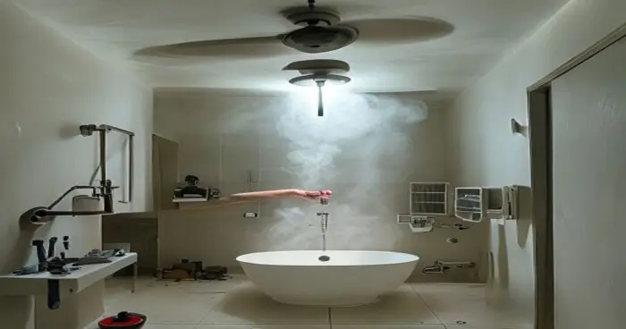 Cómo instalar un ventilador de extracción silencioso en un baño interior con falso techo de pladur