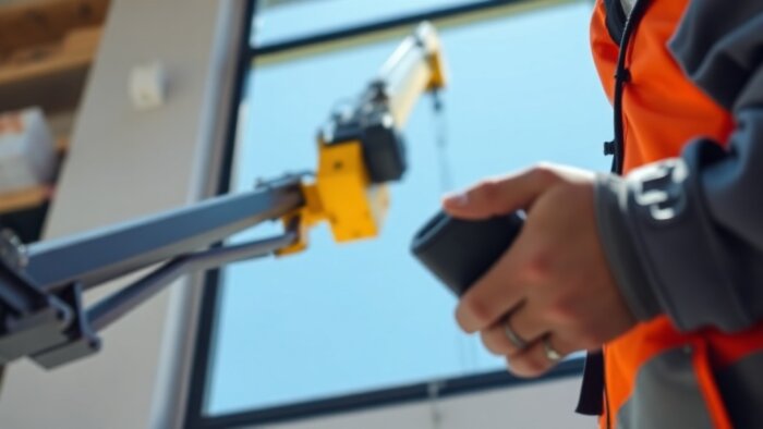 Minigrúa para izar materiales por ventana: guía paso a paso