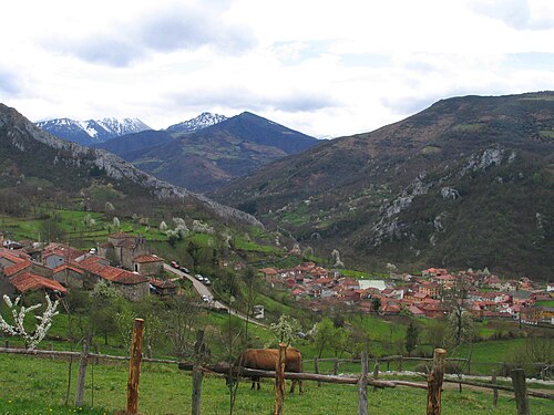Vista de Aller, Asturias