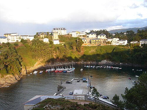 Vista de El Franco, Asturias
