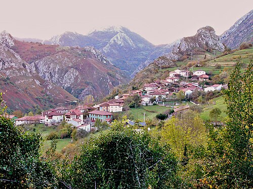 Vista de Amieva, Asturias