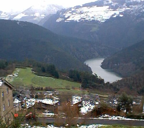 Vista de Illano, Asturias