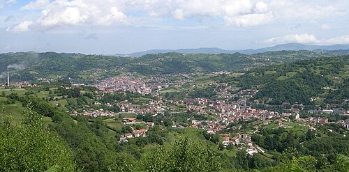 Vista de Langreo, Asturias