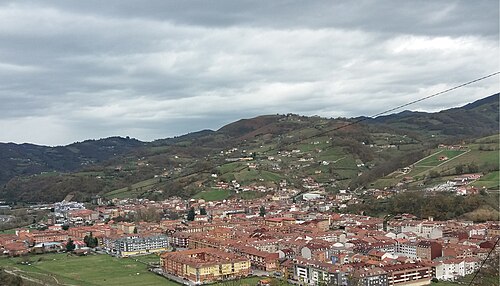 Vista de Laviana, Asturias