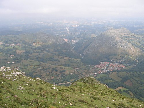 Vista de Morcín, Asturias