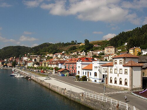 Vista de Muros de Nalón, Asturias