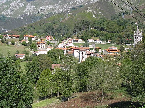 Vista de Peñamellera Alta, Asturias