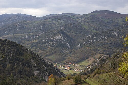 Vista de Proaza, Asturias