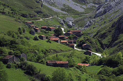 Vista de Cabrales, Asturias