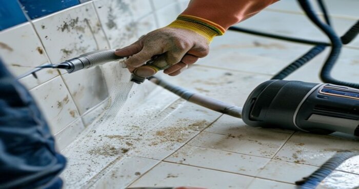 Reparar juntas de dilatación en porcelánico con suelo radiante